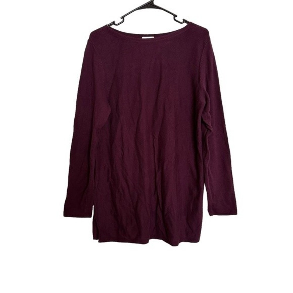 J.JILL OVERSIZED SWEATER womans size medium purple